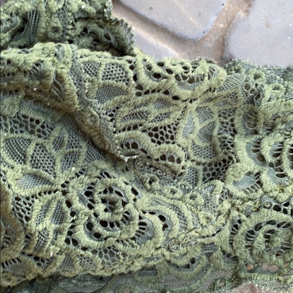 Forest green bralette. - Picture 2 of 3